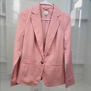 a new day Pink Blazer with Notched Lapels and Tailored Silhouette